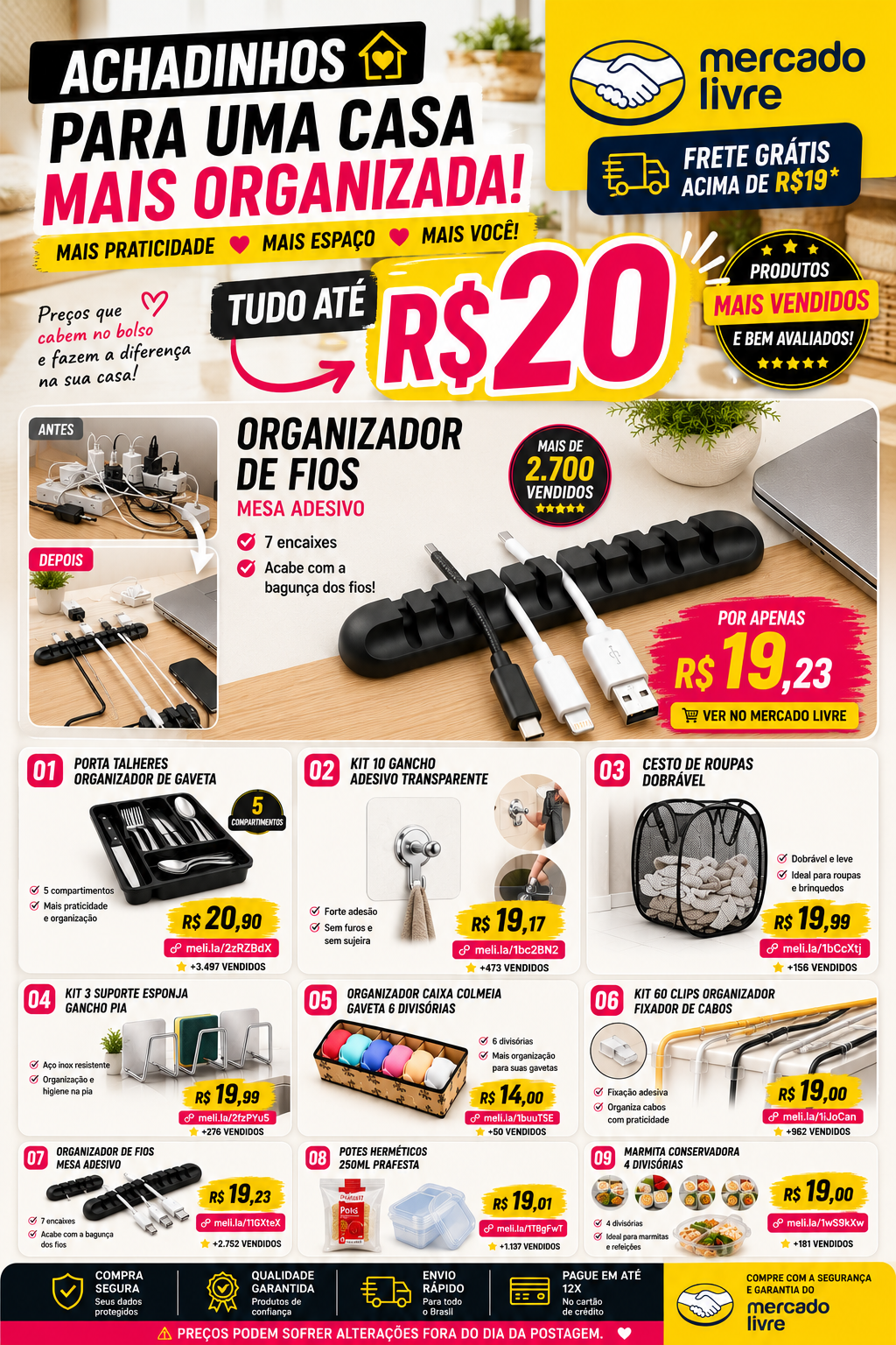 Casa/Organização até R$20